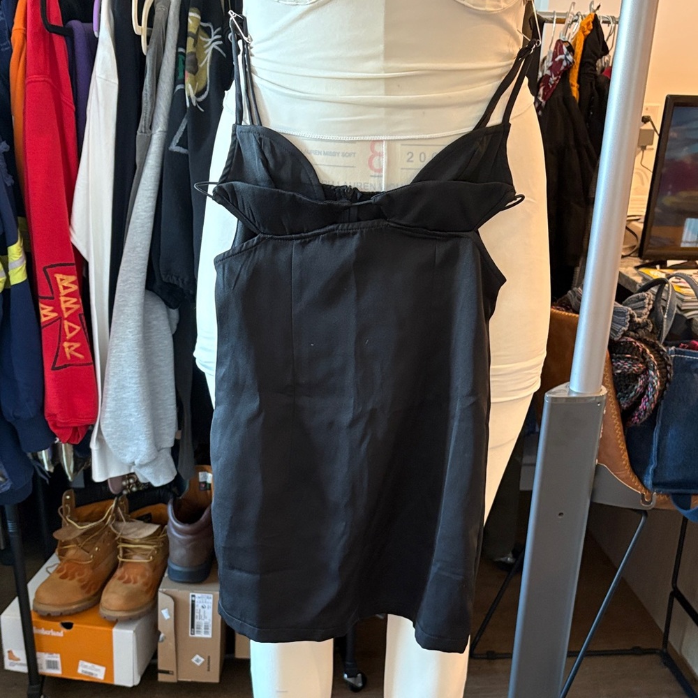 PrettyLittleThing Elegant Black Mini Dress
